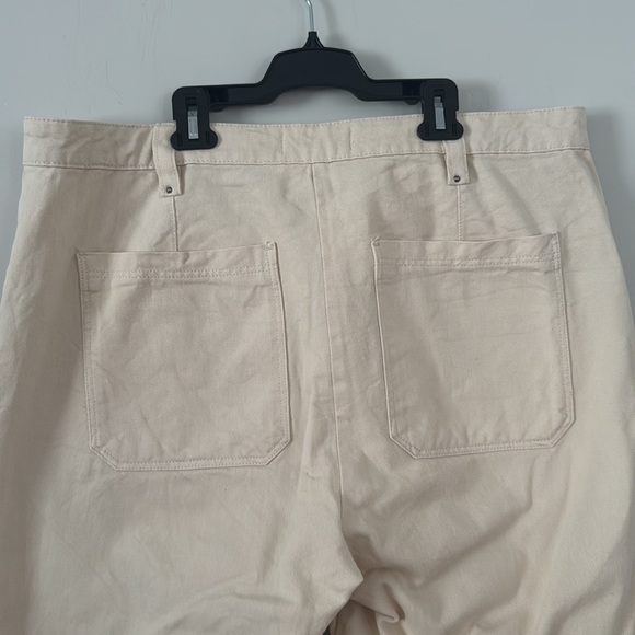 MNG mango denim high waisted utility pants. Great for spring/summer - Picture 6 of 6